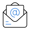 Envelope icon with an @ symbol representing email contact for GDT Supply USA support.